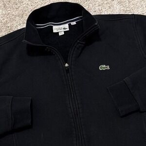 Vintage Lacoste Sport Full Zip Track Jacket | Black | XL